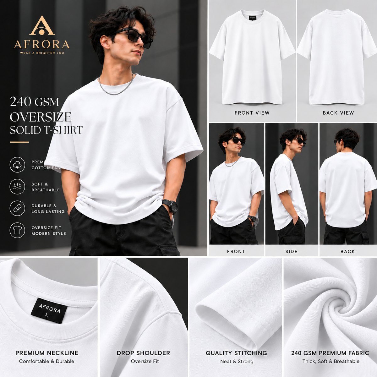 240 GSM OVERSIZE T-SHIRT