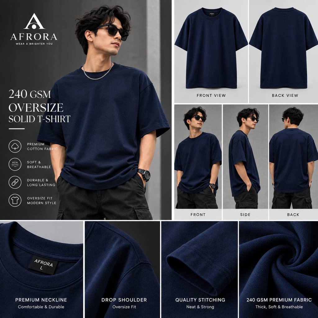 240 GSM OVERSIZE T-SHIRT