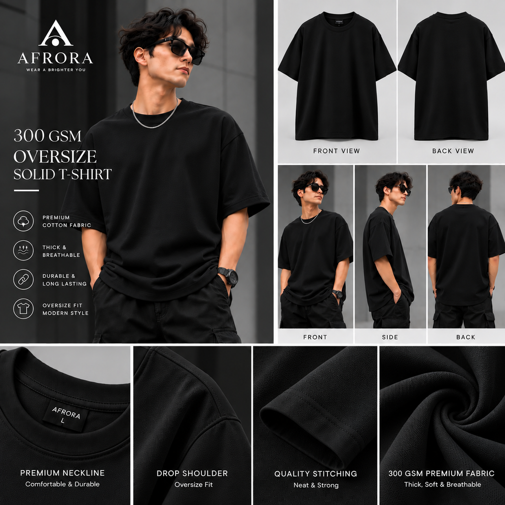 300 GSM OVERSIZE T-SHIRT