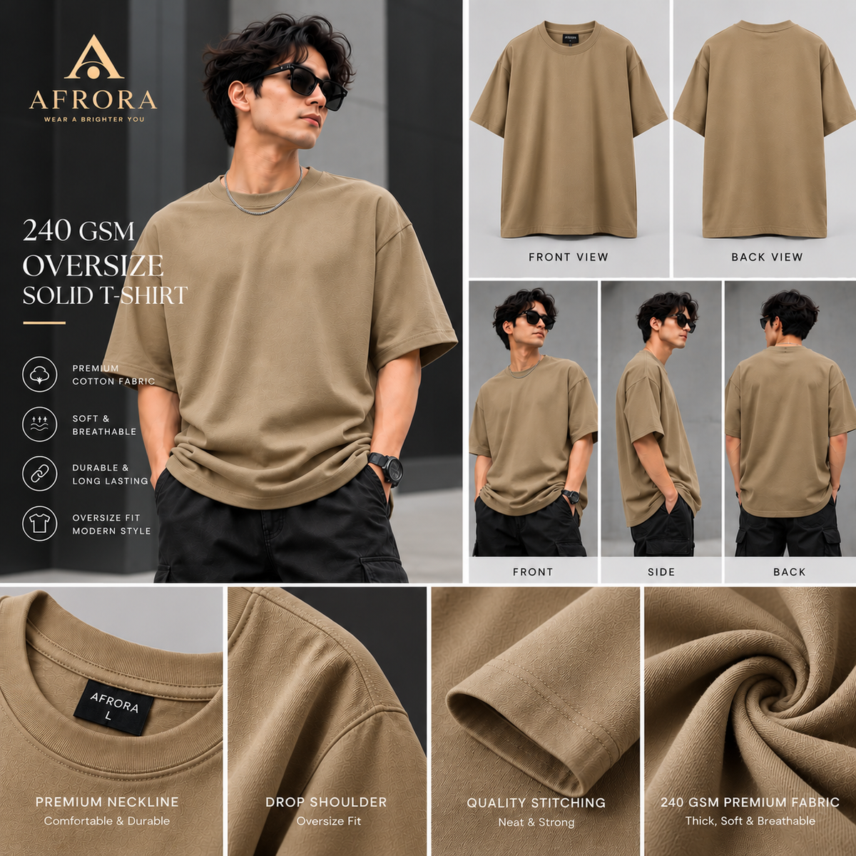 240 GSM OVERSIZE T-SHIRT