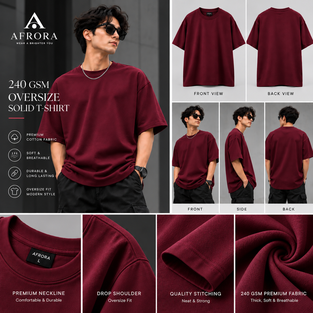 240 GSM OVERSIZE T-SHIRT
