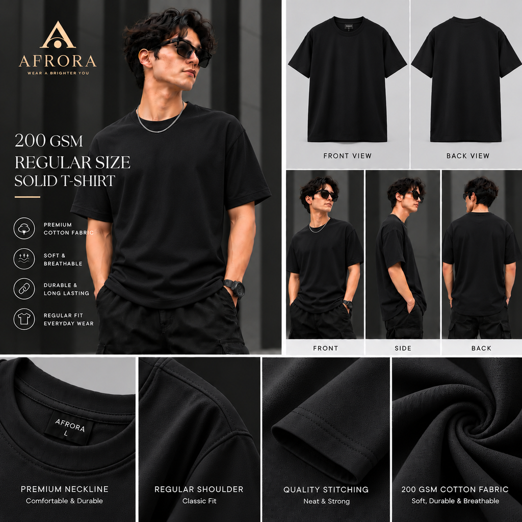 200 GSM REGULAR T-SHIRT