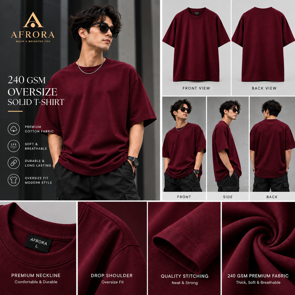 240 GSM OVERSIZE T-SHIRT