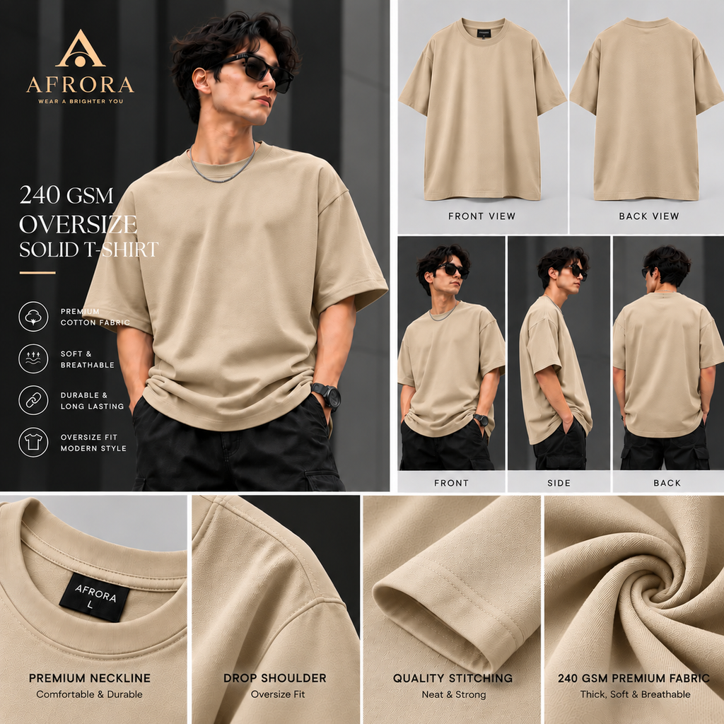 240 GSM OVERSIZE T-SHIRT