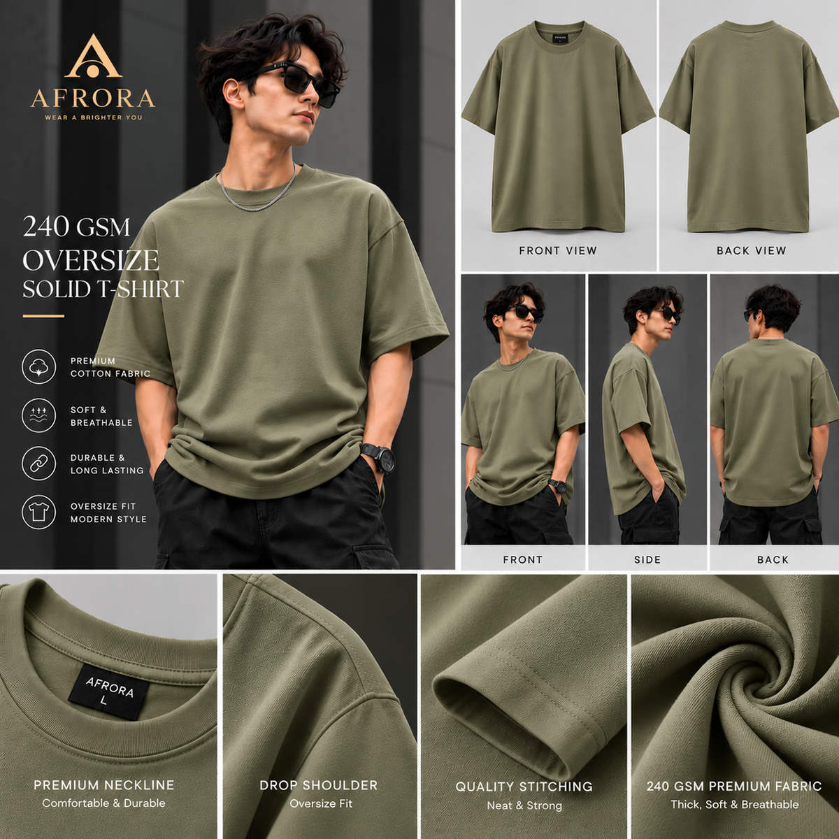240 GSM OVERSIZE T-SHIRT