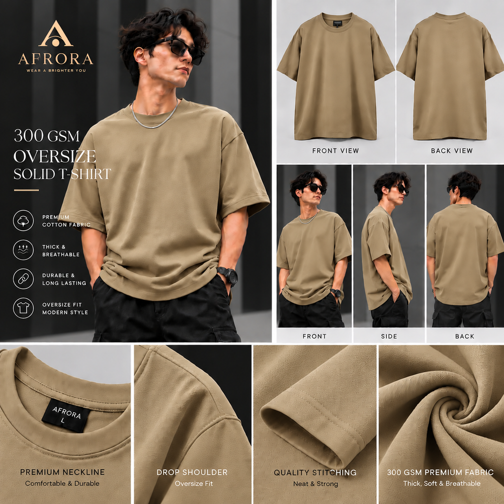 300 GSM OVERSIZE T-SHIRT