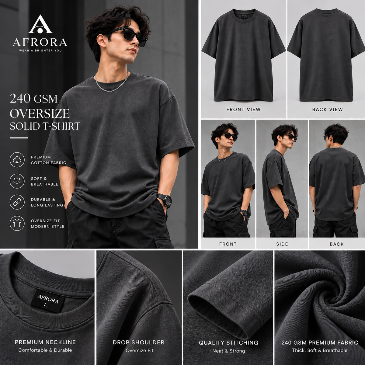 240 GSM OVERSIZE T-SHIRT
