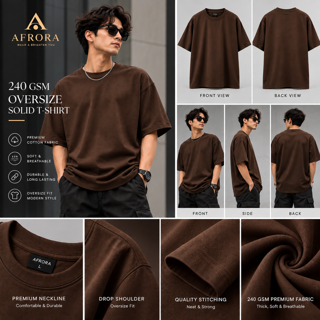 240 GSM OVERSIZE T-SHIRT
